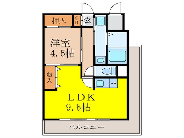 サムティ新大阪ＷＥＳＴの物件間取画像